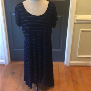 Jersey high low dress